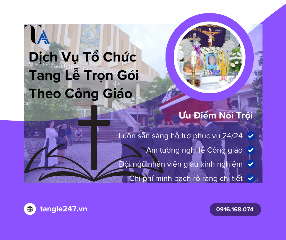 dịch vụ tang lễ trọn gói tổ chức theo công giáo