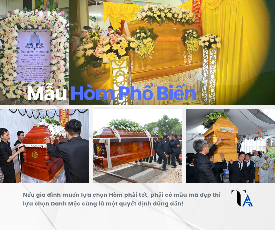 mẫu hòm quan tài mai táng phổ biến tại tphcm